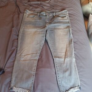 Gray Distressed Jeans